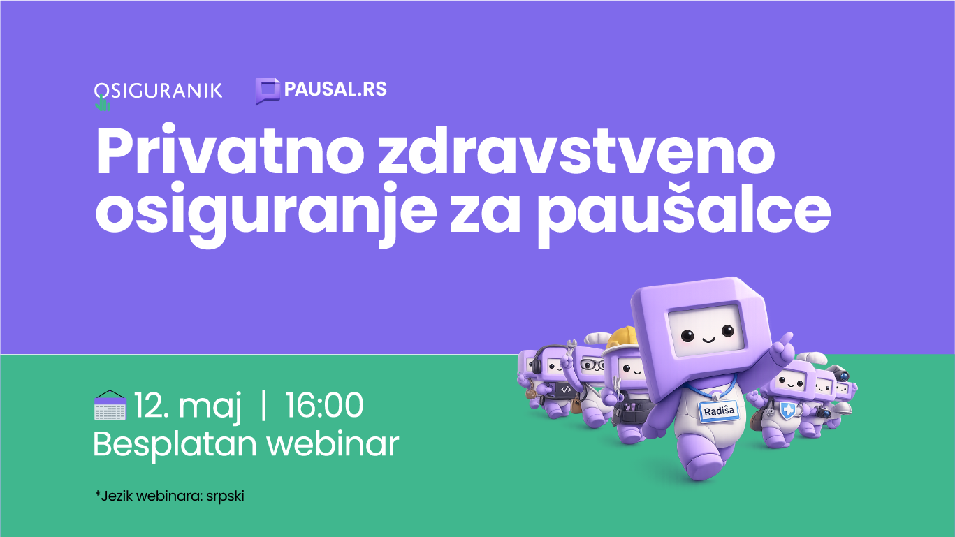 Webinar: Privatno zdravstveno za paušalce – konačno dostupno