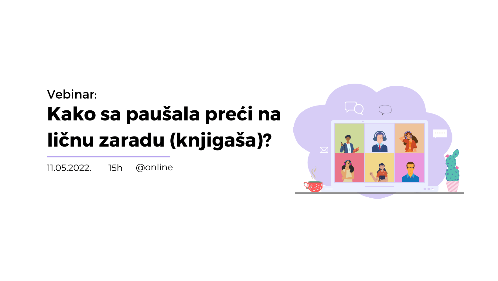 Vebinar: Kako sa paušala preći na ličnu zaradu (knjigaša)?