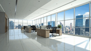 Svetla uređena kancelarija